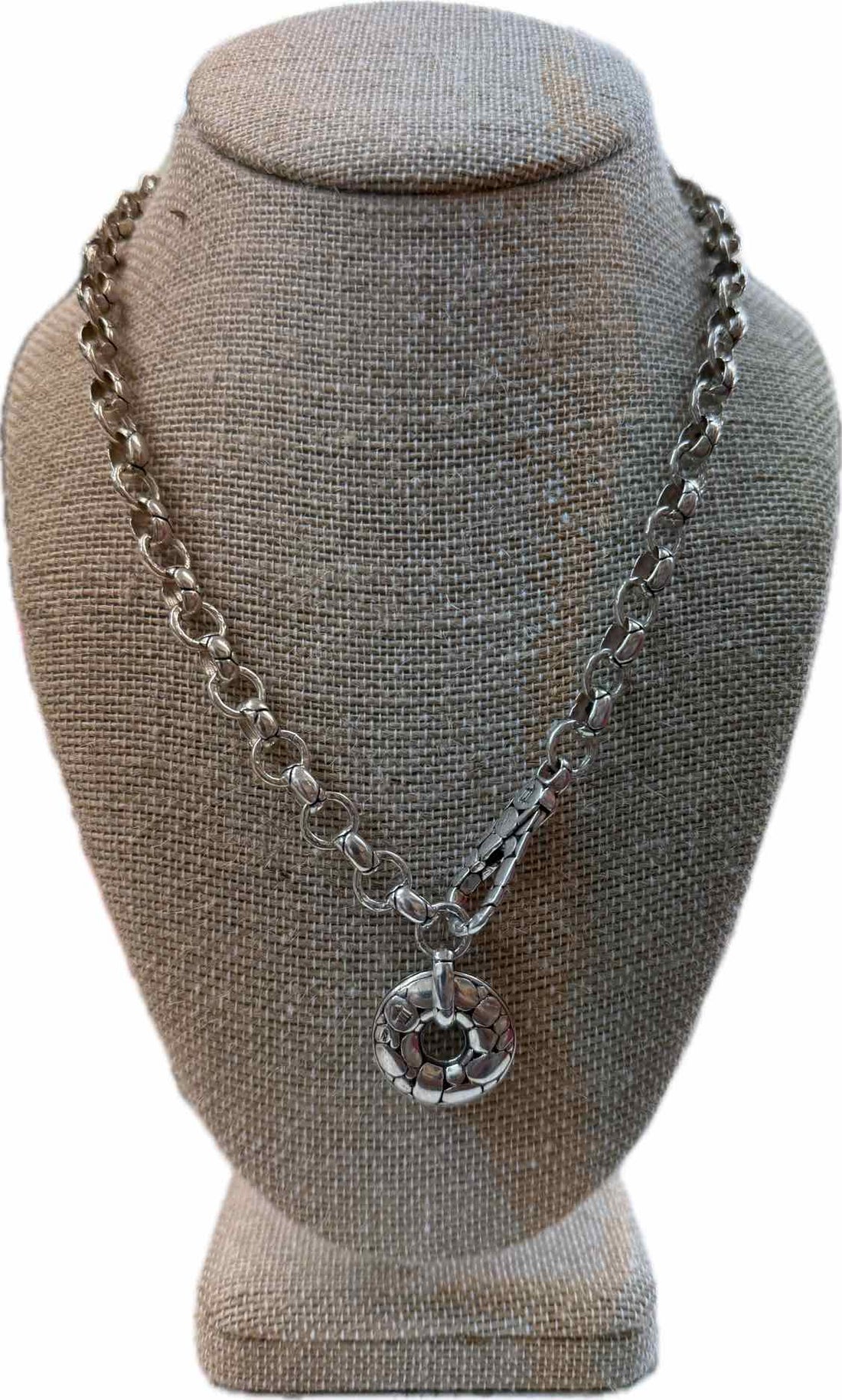 John Hardy Sterling Silver "Kali" Pebble Dot Chain