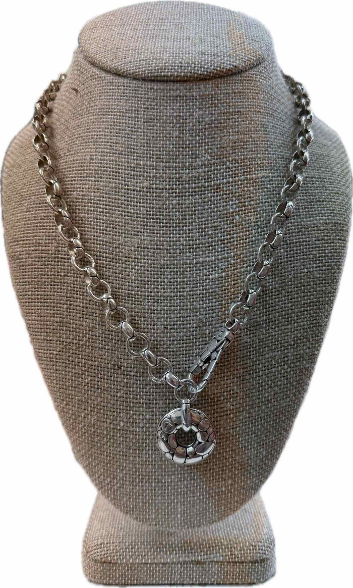 John Hardy Sterling Silver "Kali" Pebble Dot Chain