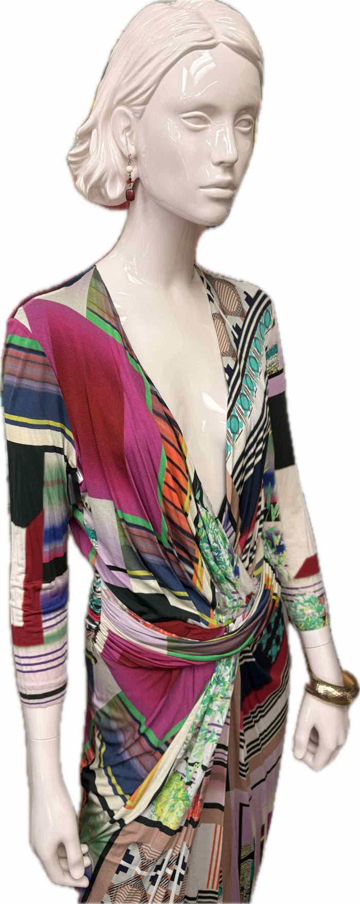 Etro  Midi V-neck Dress