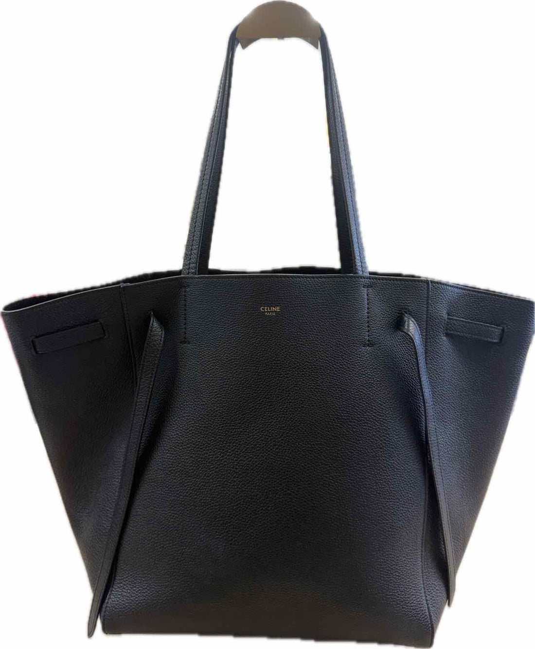 Celine Leather Cabas Phantom W/Belt-Small
