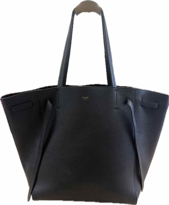 Celine Leather Cabas Phantom W/Belt-Small